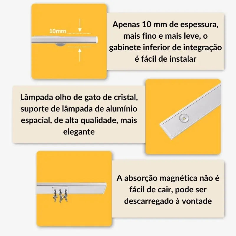 Sense Light® Lâmpada Magnética