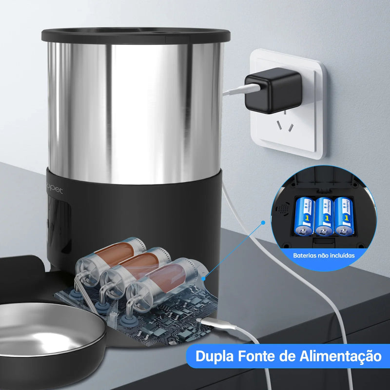 Pet Voice® Comedouro Automático